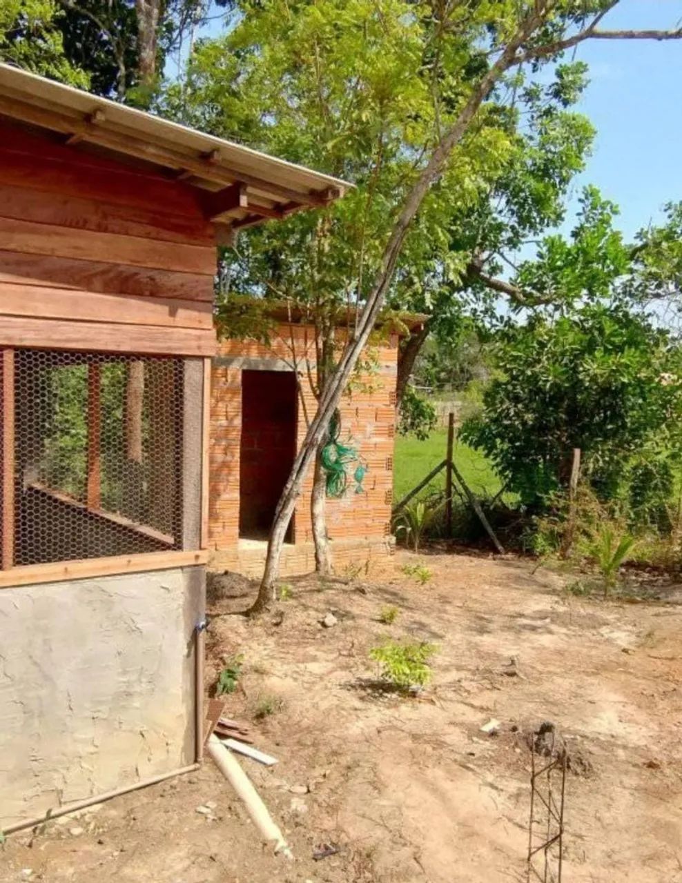 terreno no Goiabal com casa e espaço para criação de Aves  - Foto 4
