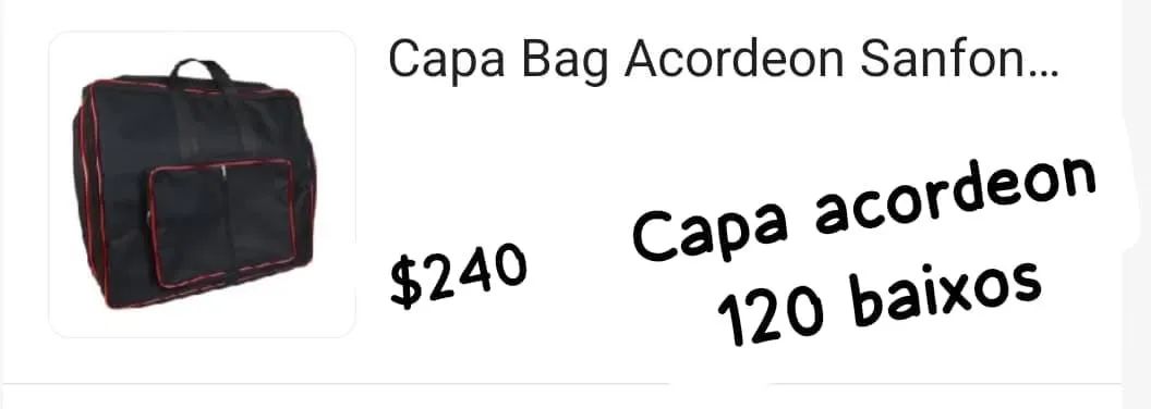 Capa avordeon 120 baixos