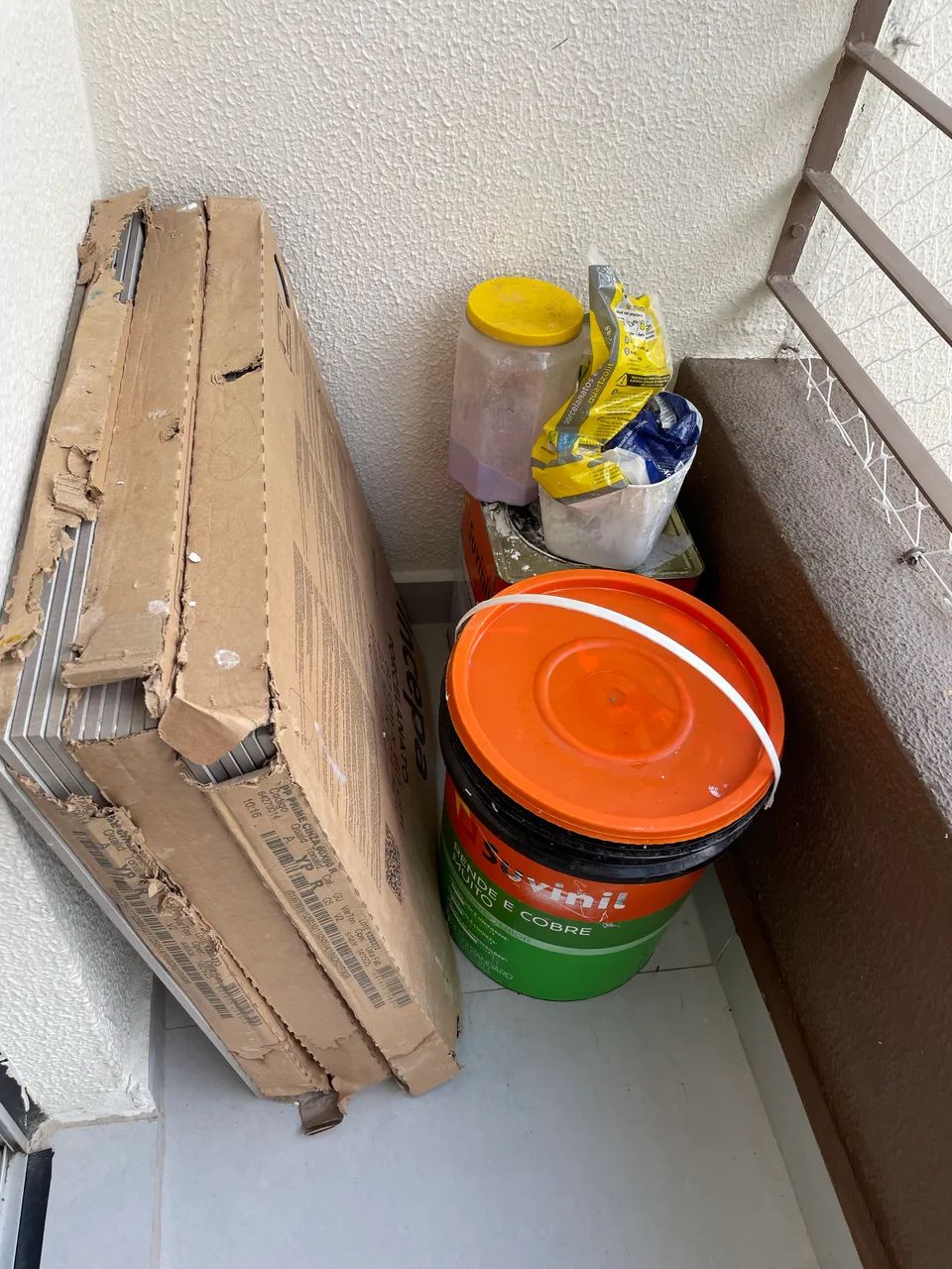 Porcelanato Kit Construção Reforma Tinta Branca Massa Corrida