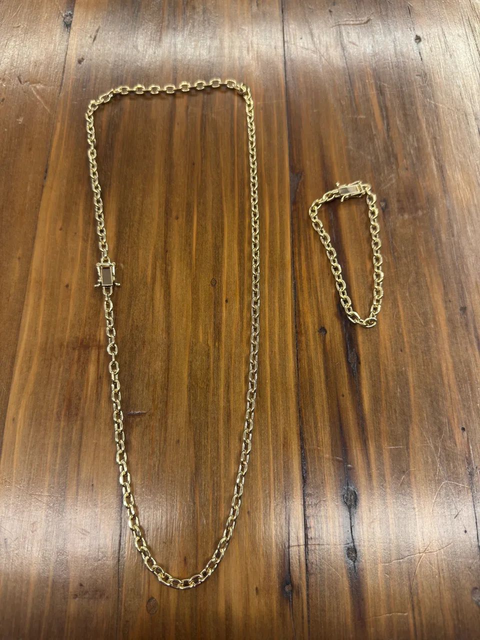 Conjunto joia ouro 18k - Foto 4