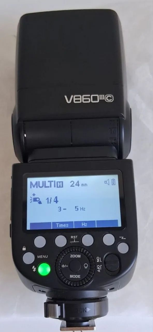 Flash Godox para Canon V860 III Ttl Hss com luz de modelagem ...