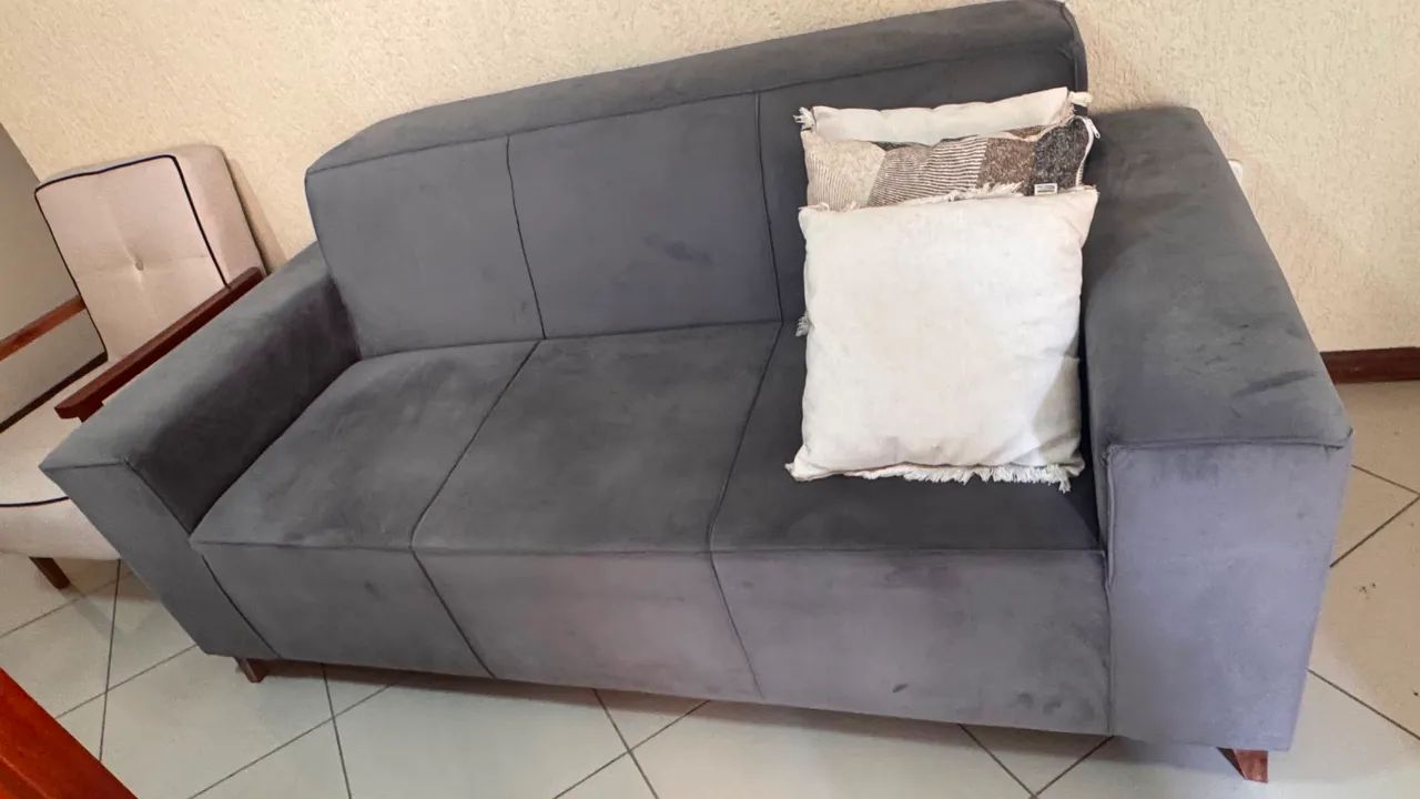 DESCONTÃO Sofá Grande Macio 3 Lugares - Foto 2