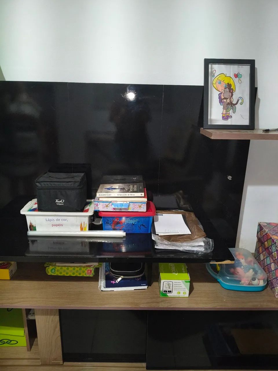 Rack com painel de tv design moderno em MDF  - Foto 3