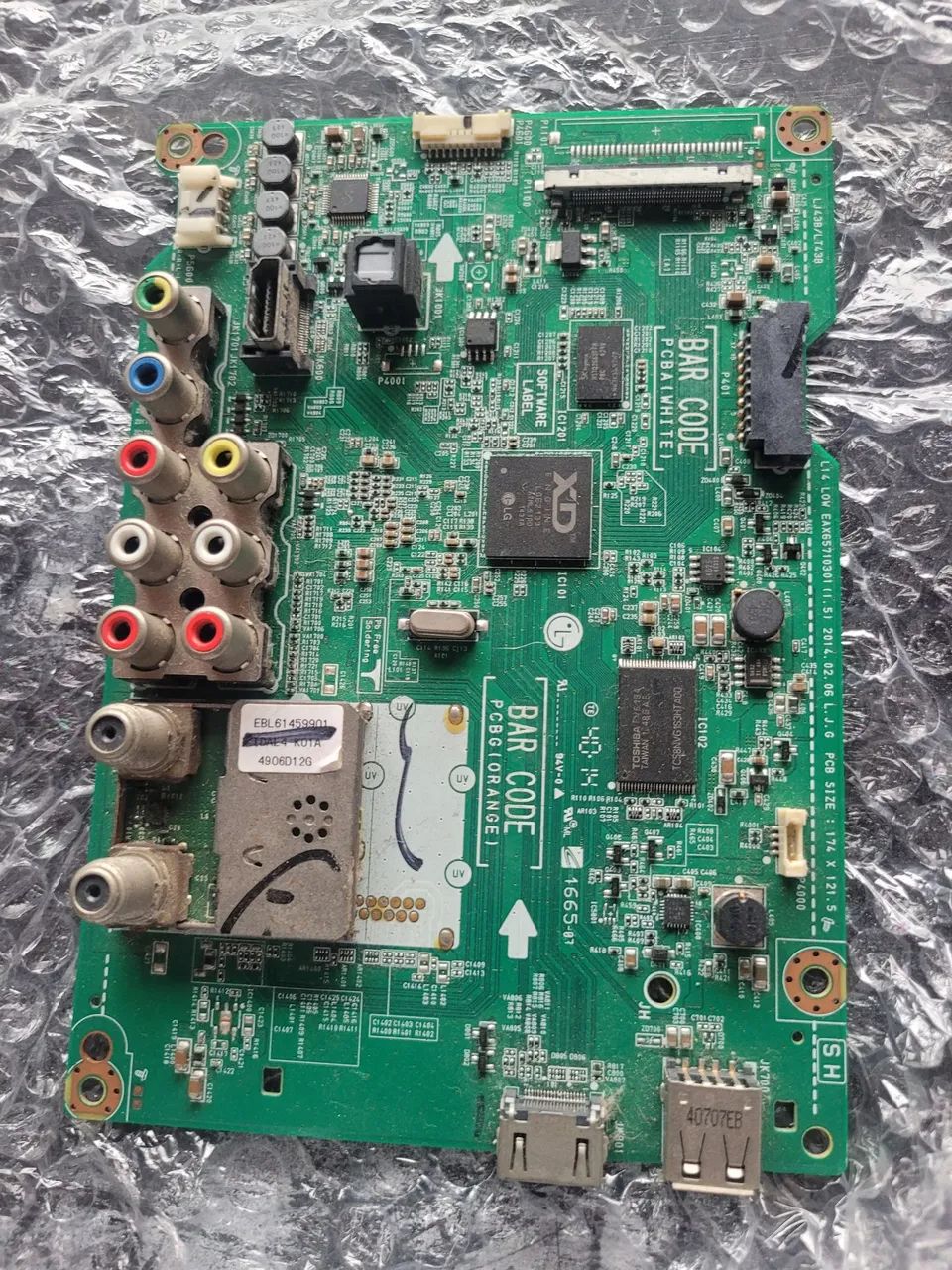 <br>Placa principal TV lg 42lb5600 eax65710301(1.5) funcionando perfeitamente. - Foto 4