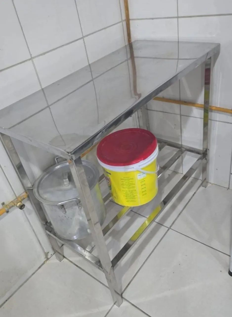 Mesas e pias em  inox fabricamos sob medida - Foto 5