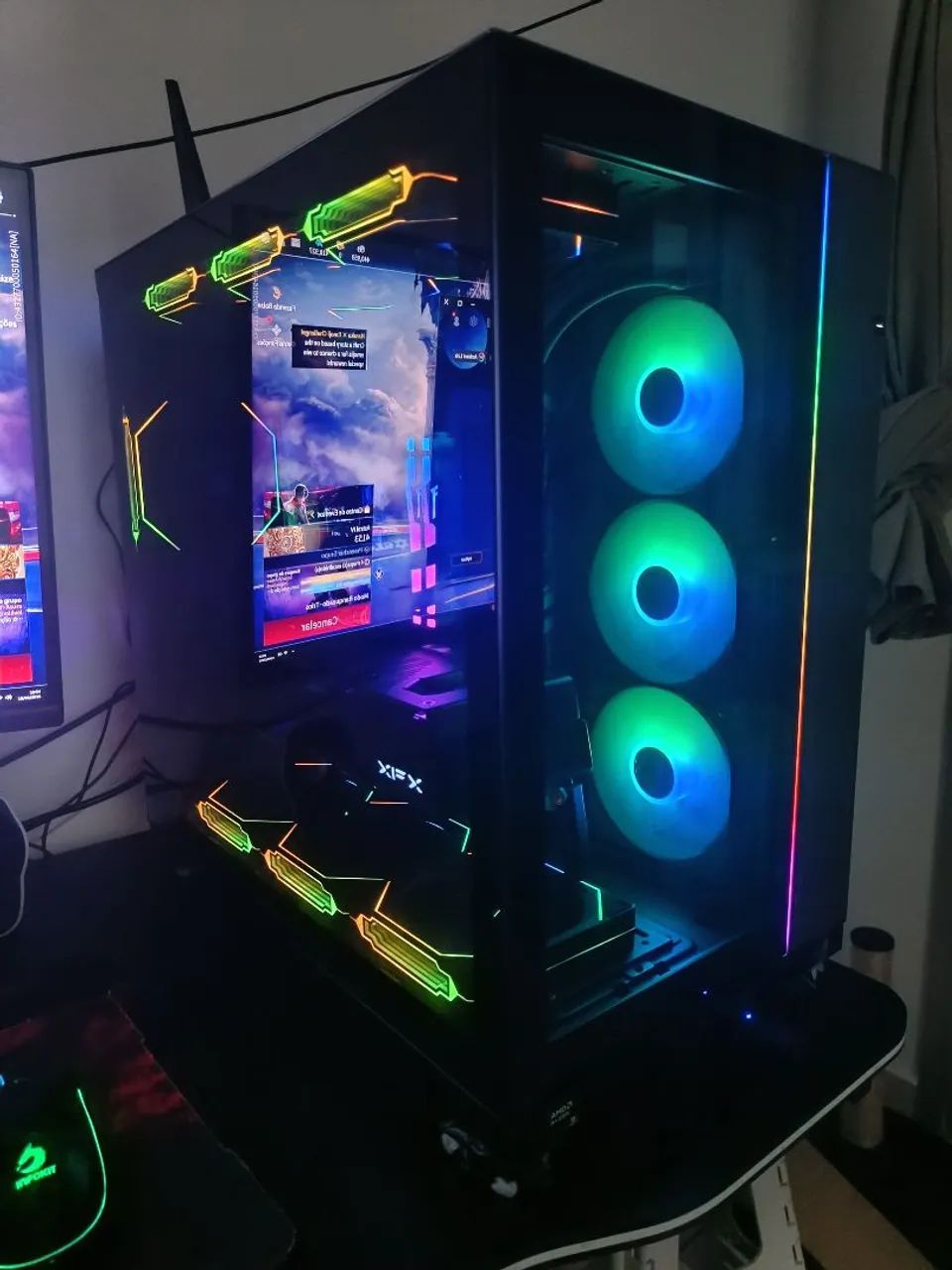 Gabinete Liam li Dynamic Evo com 7 fans reversa - Foto 2