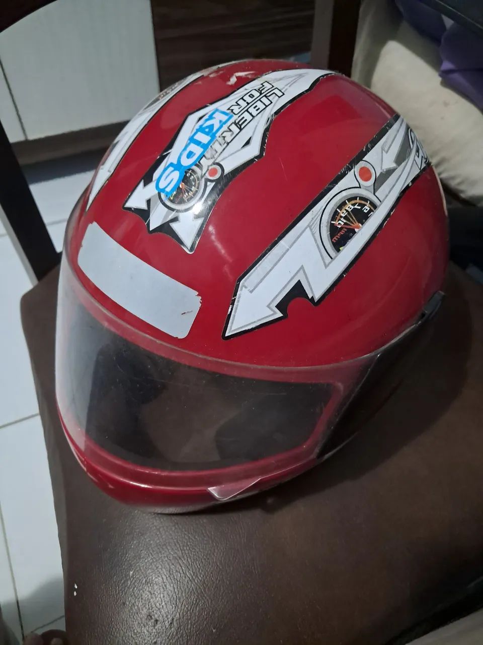 Capacete de moto pra criança 