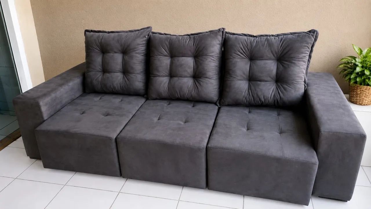 Sofá retrátil , Canto , Chaise , 2 e 3 lugares ( Uberlândia e Araguari ) - Foto 2
