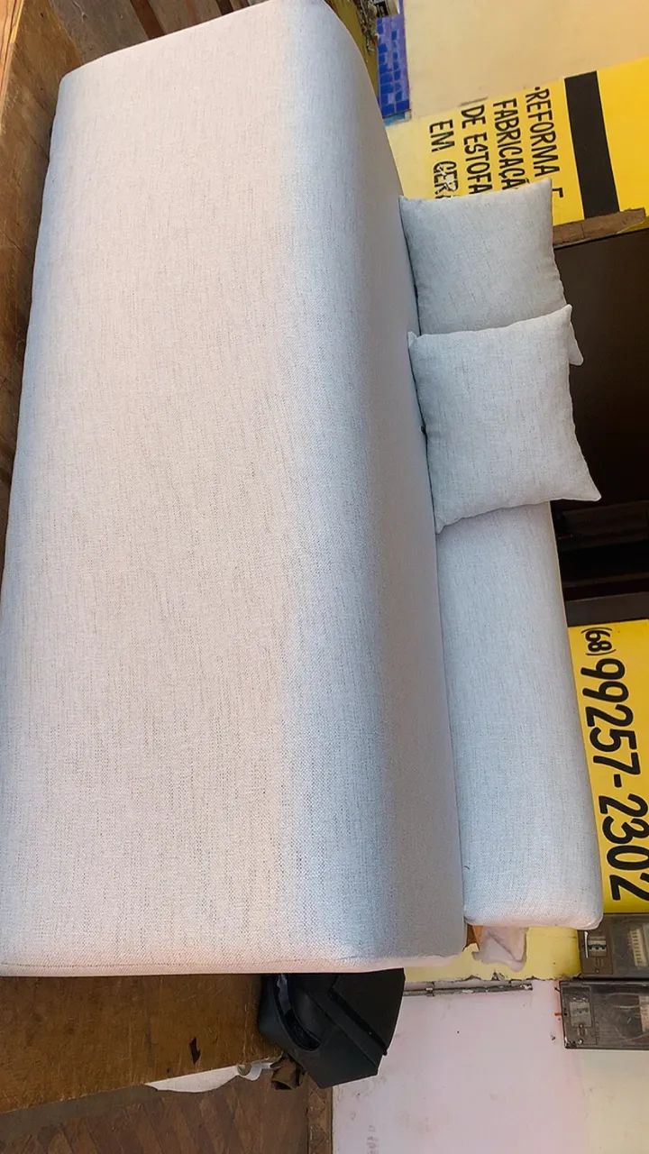 VENDO SOFÁ ORGÂNICO NO LINHO ESPUMA D28 soft 1200 - Foto 5