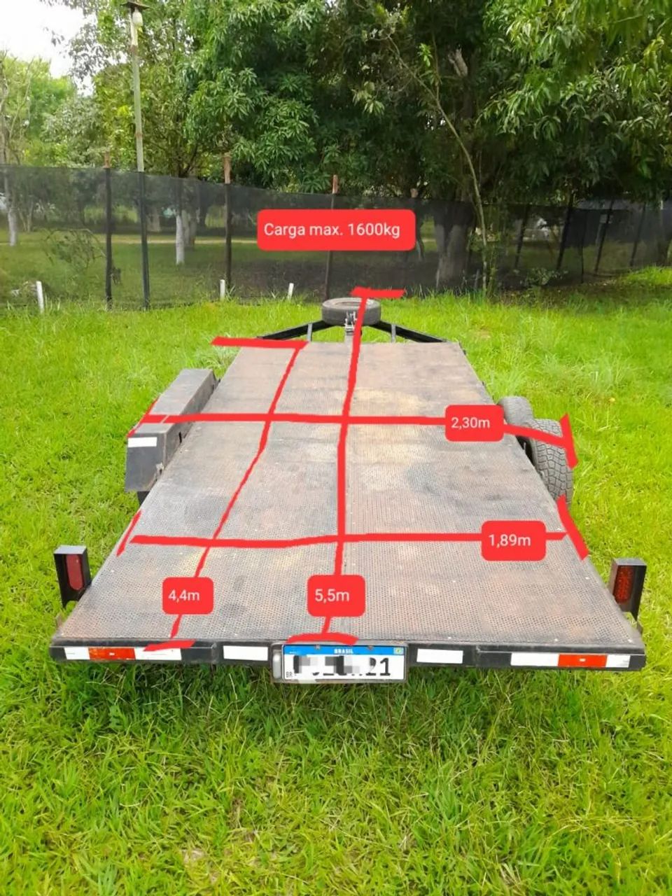 Reboque prancha e gaiola  - Foto 5