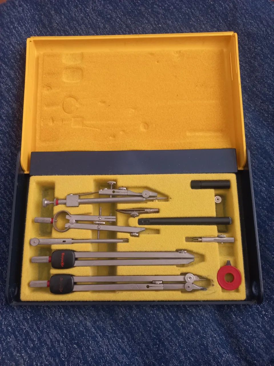 Estojo de compassos Rotring /Germany