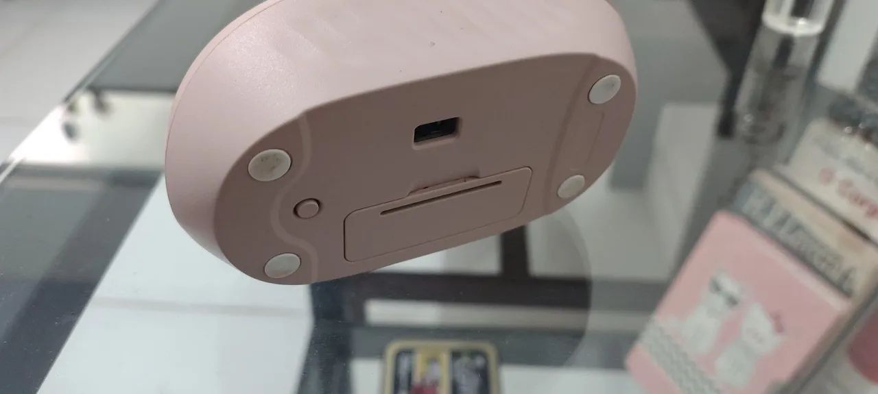 Mouse Sem Fio Bluetooth Rosa Chá (Com Pilha Incluída) - Pronto para Usar! - Foto 2