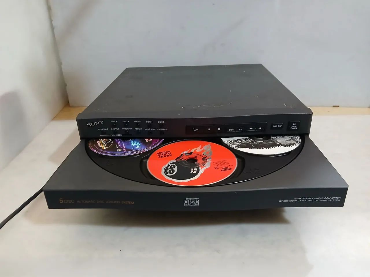 CD Player Sony 5cds CDP C322M