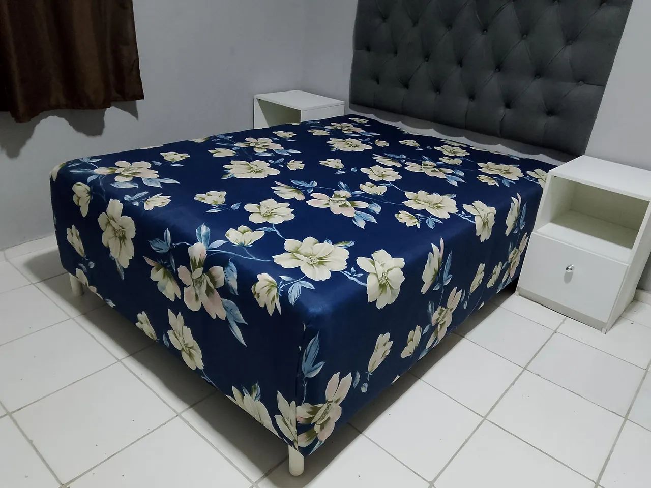 Cama box casal Nova de espuma 