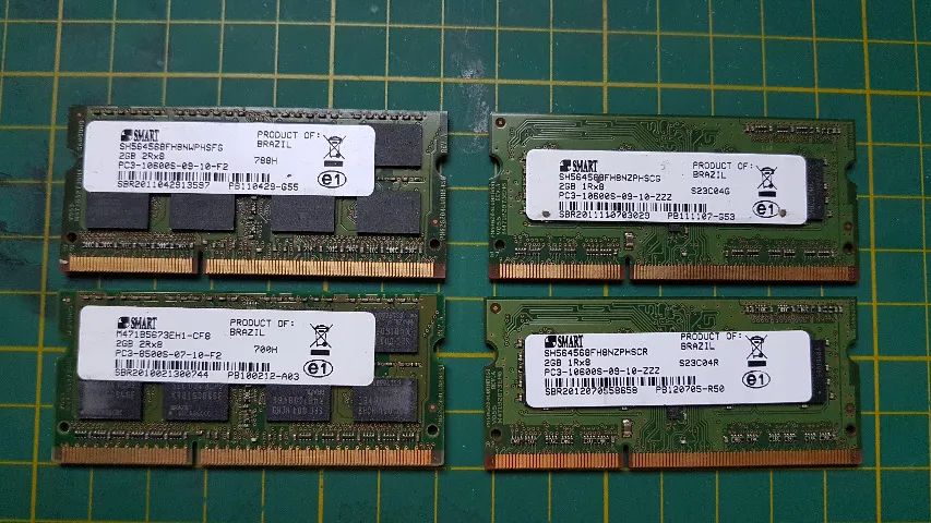 Memória RAM SMART 2GB DDR3 Notebook