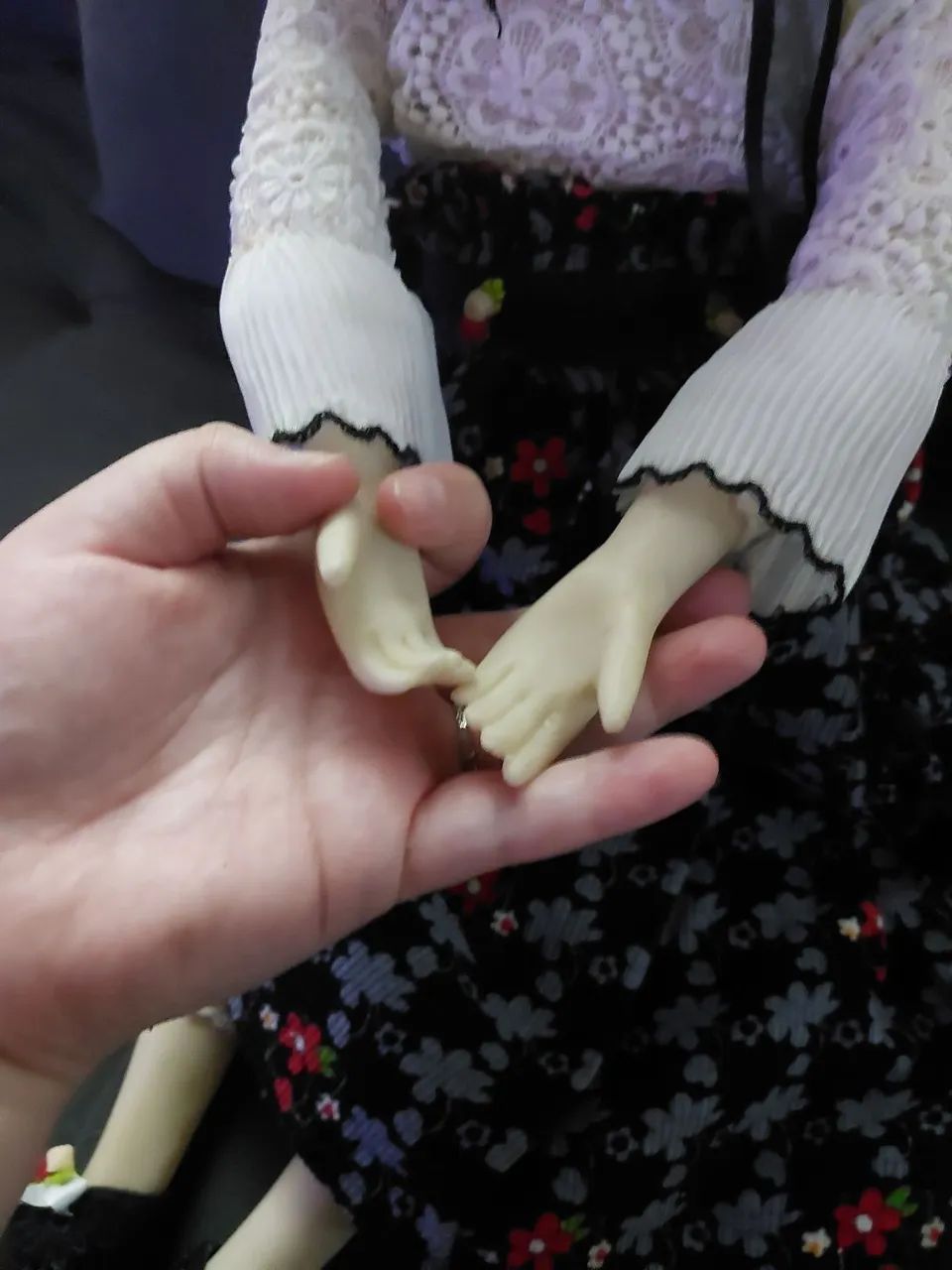 Boneca de porcelana pintada a mão  - Foto 4