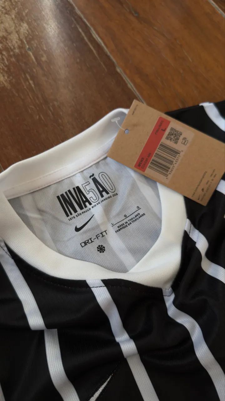 Camiseta Corinthians Modelo Torcedor 2026 (com medidas) - Foto 2