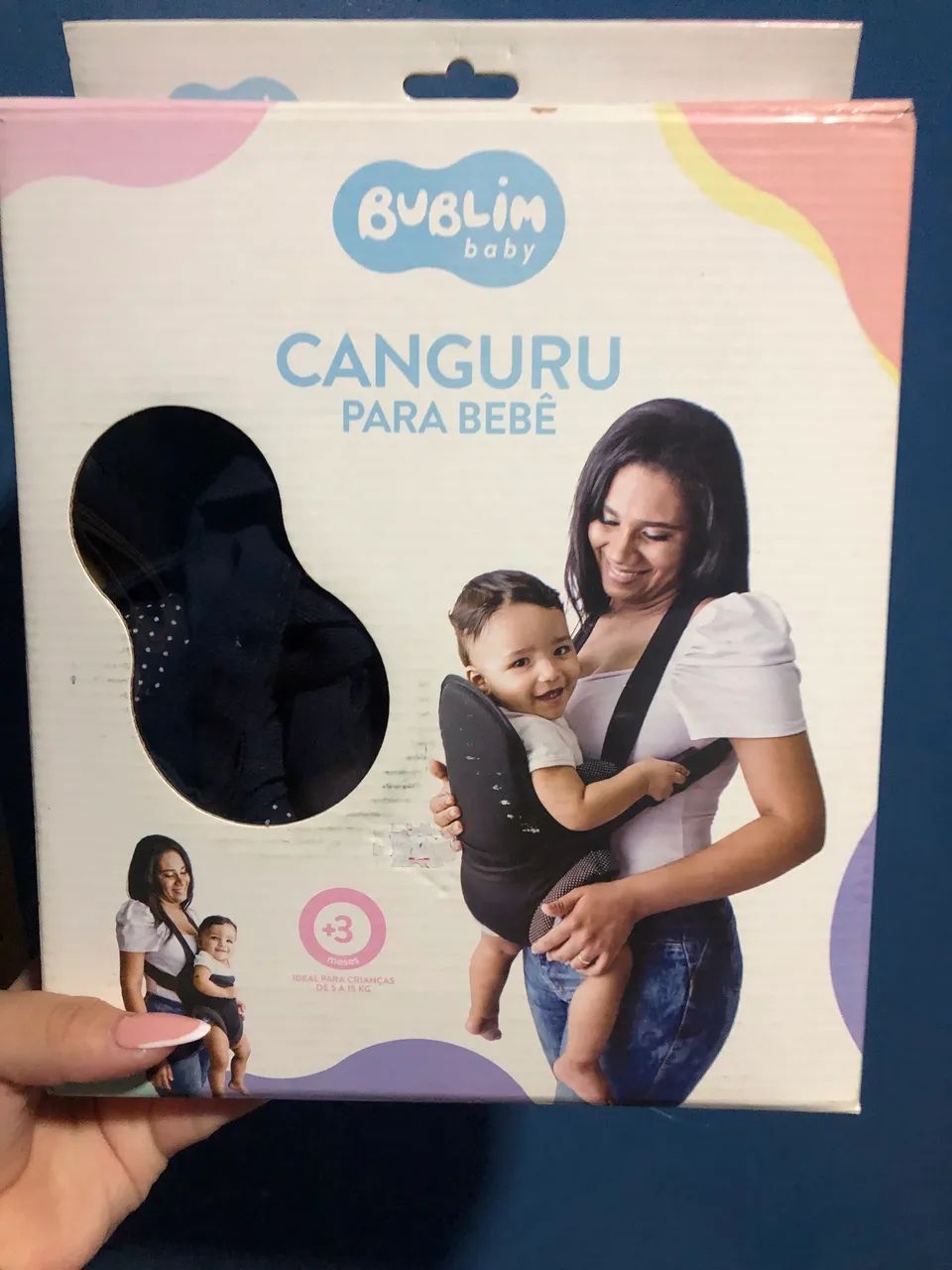 Cangurú para bebê nunca usado