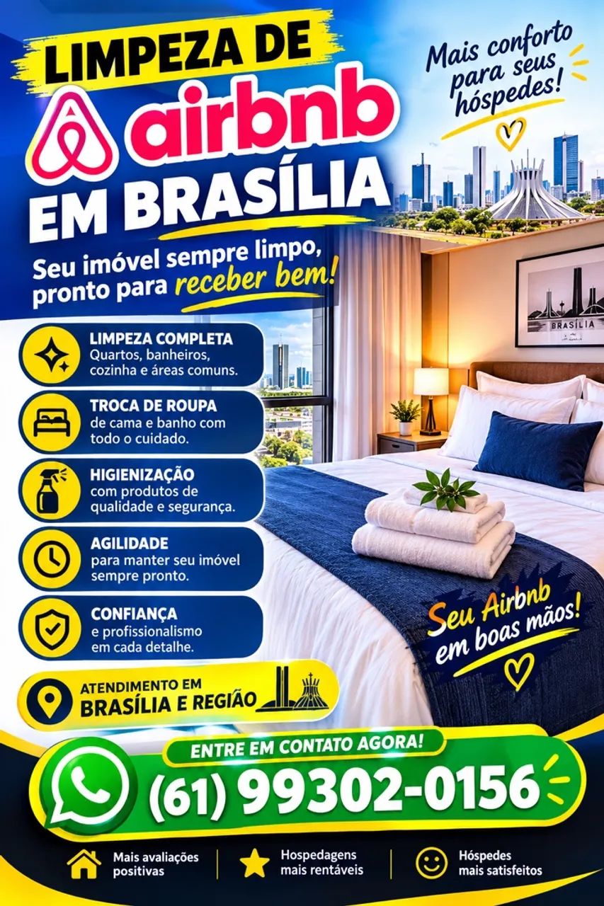 Limpeza de Airbnb 