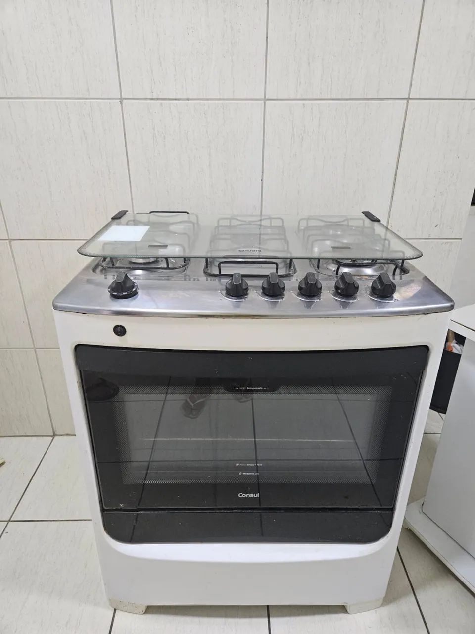 Vendo FOGÃO CÔNSUL 5 BOCAS BRANCO - Foto 5