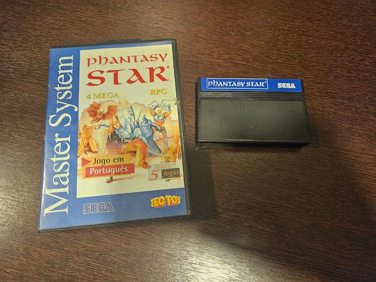 Jogo Phantasy Star para Master System