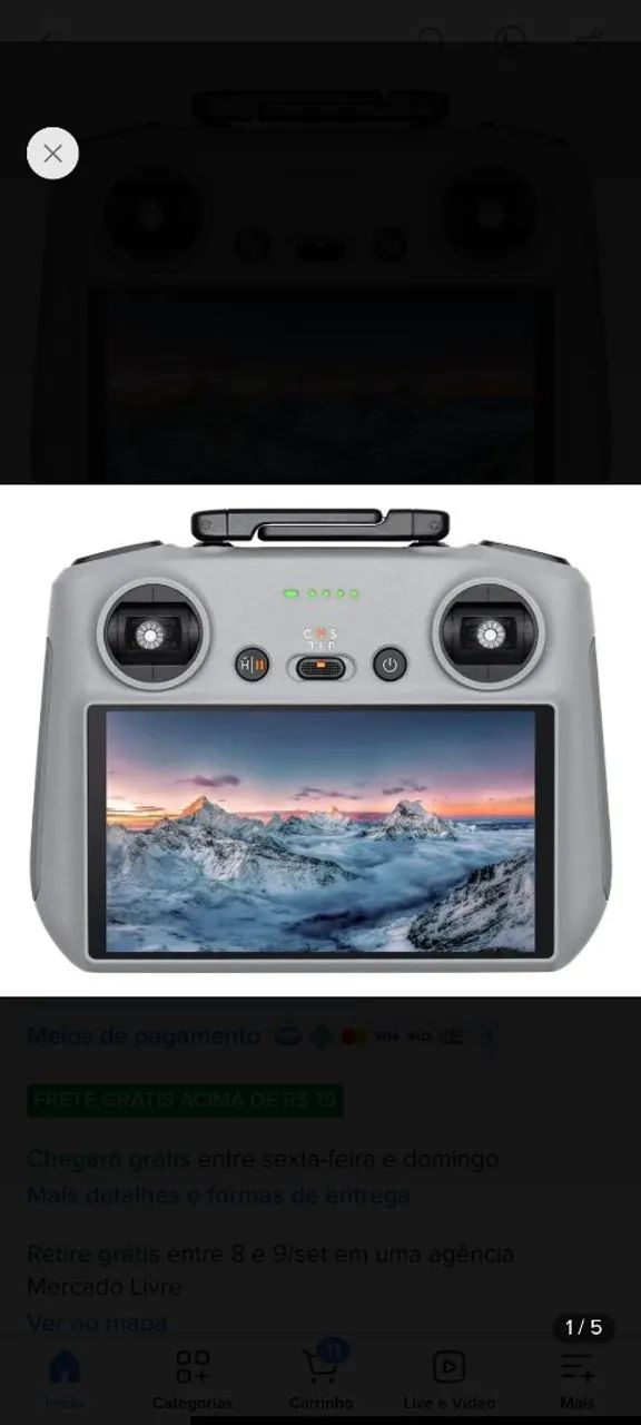 Radio Controle Remoto Dji Rc2