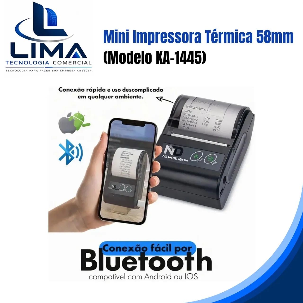 Mini impressora térmica 58mm - Foto 5