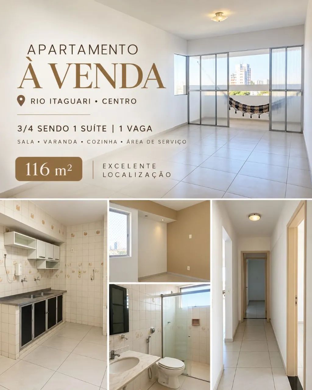 Apartamento no Rio Itaguari 