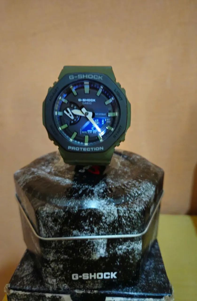 Vendo Relógio Casio G Shock Modelo GA 2110SU - Foto 2