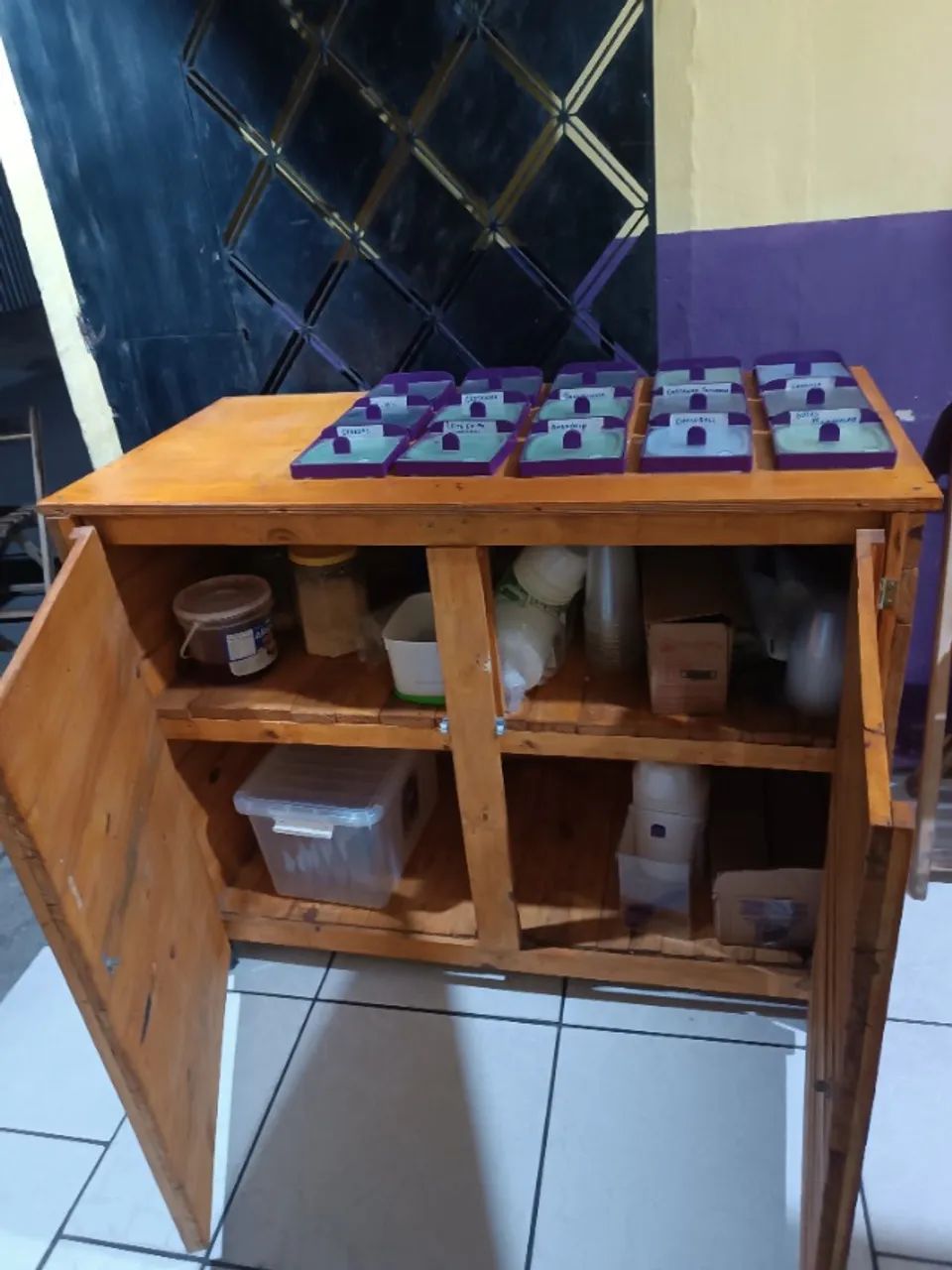 Balcão de mix acaiteria