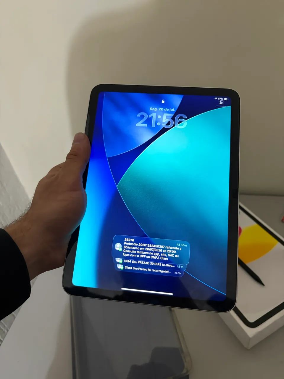 Tablet iPad 10 geração com caneta