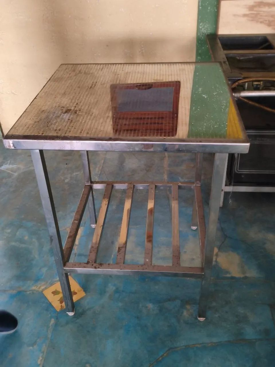 mesa inox 70x70cm