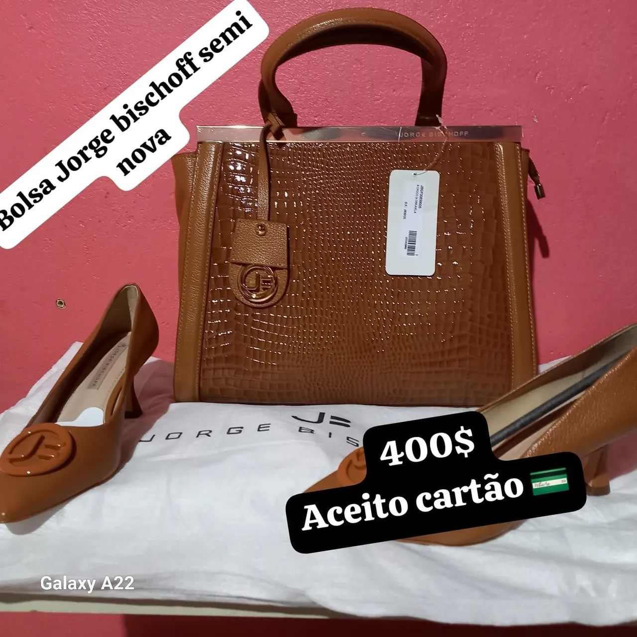 Bolsa Jorge bischoff original semi novo 