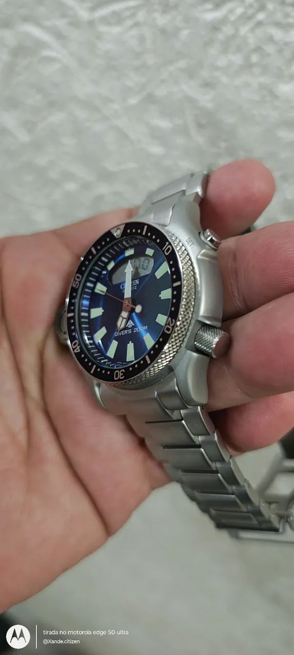 Relógio Citizen Aqualand jp2000 relançamento novo completo