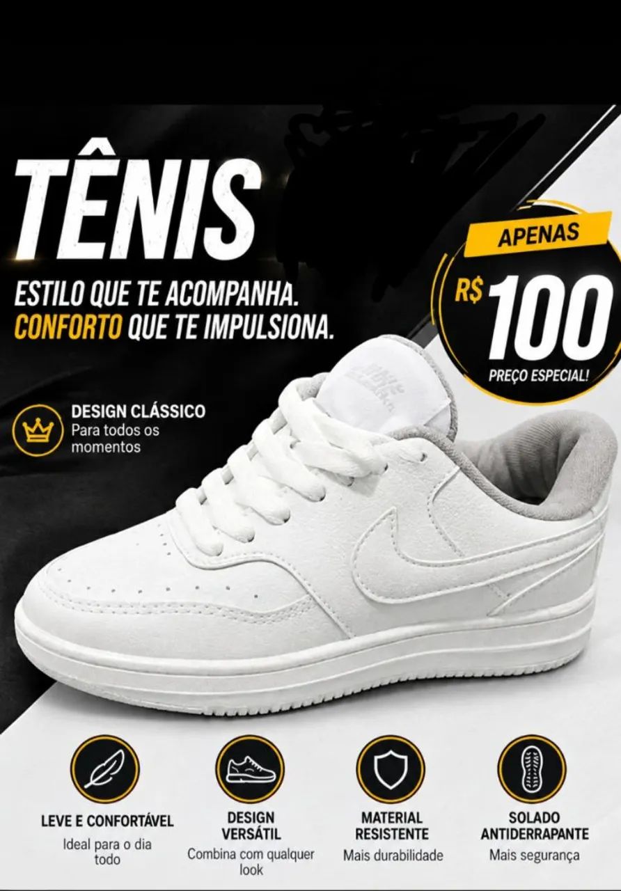 Tênis branco novo