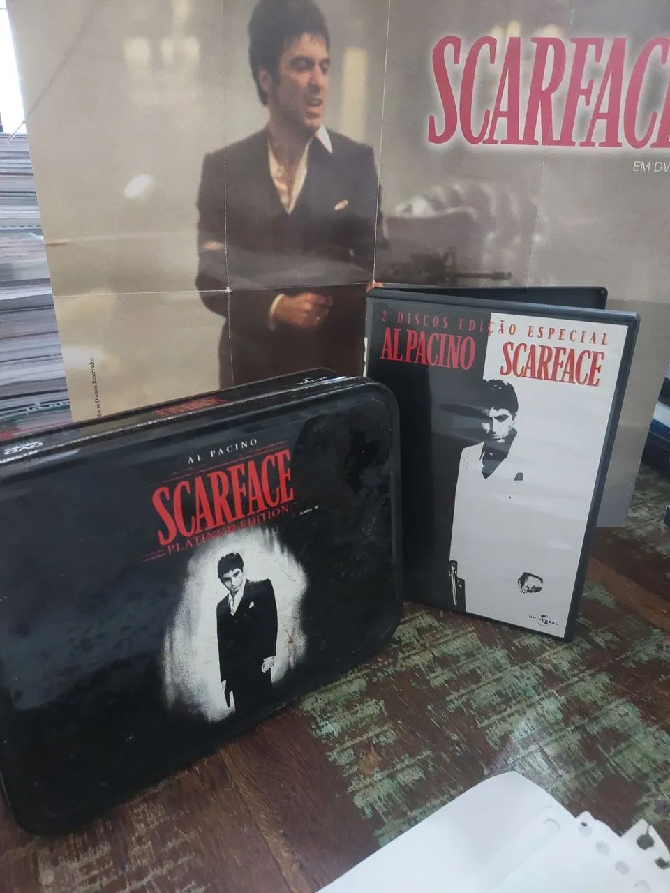 Box Dvd Lata Scarface - Platinum Edition 