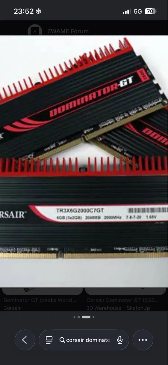 Corsair memória ram  - Foto 2