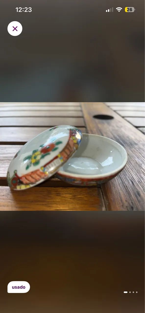 Porta joias porcelana antiguidade  - Foto 3