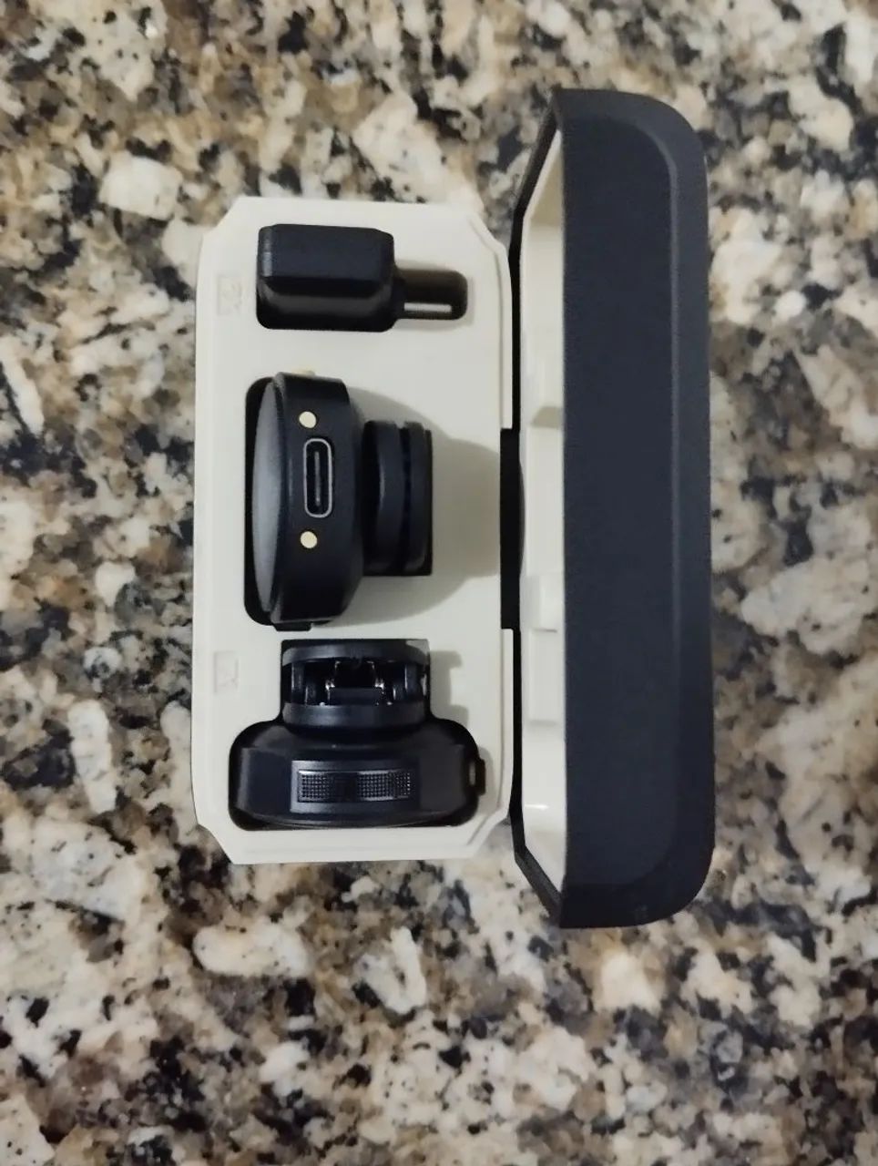 Microfone Lapela Mymotors Preto Sem Fio Tipo C - Foto 2