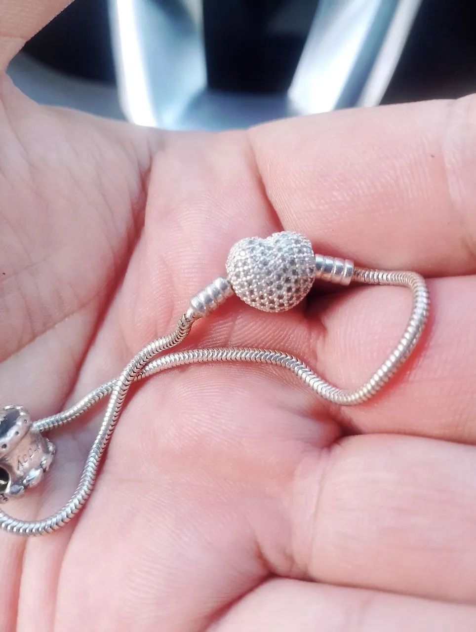 Pulseira Pandora com pingente  - Foto 5