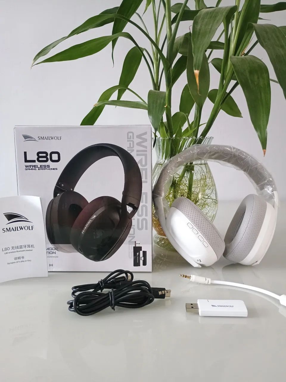 Headset L80 branco 