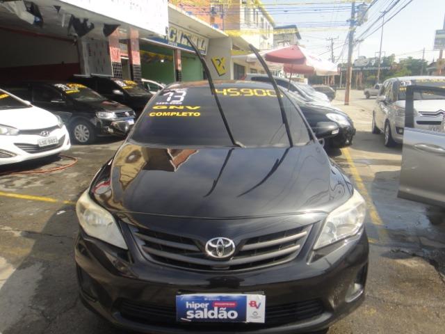 Toyota Corolla Financio ate sem entrada+gnv d quint ger+ completo troca moto ou carro - Foto 12