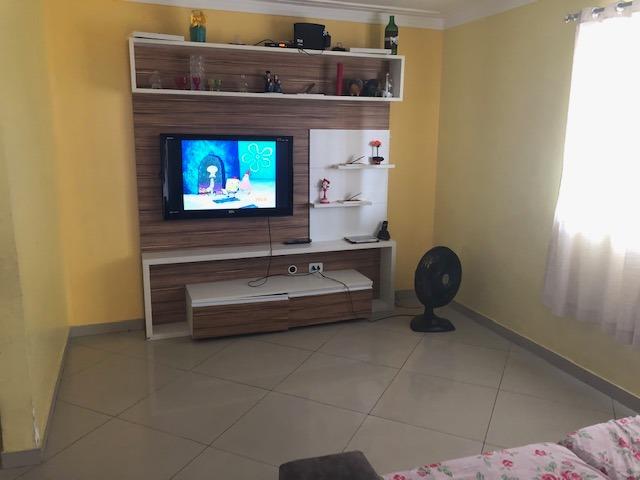 Vendo apartamento térreo 3/4 com suíte, área externa privativa com churrasqueira, financia