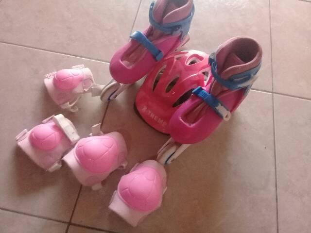 Patins com kit de proteção. R$170,00 - Foto 2
