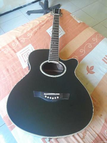 Violão eletro acústico de aço