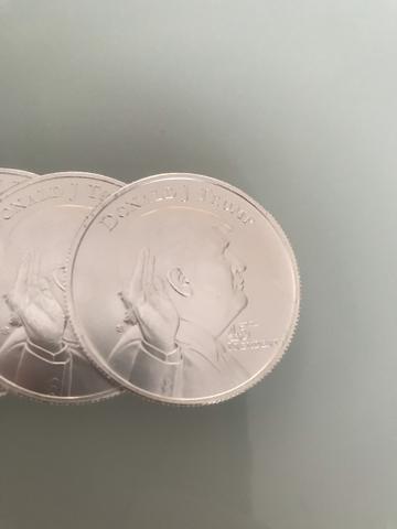 20 moedas de prata 999do Trump 1 onça cada - Foto 2