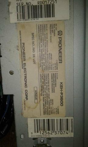 Radio Pioneer Toca Fitas Funcionando Tudo!! - Foto 2