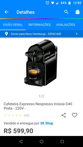 Cafeteira Nespresso com cápsulas aceito cartão até 12x juros por conta do comprador - Foto 5