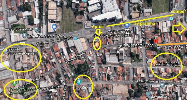 Apto de 2Q centro cuiaba prox shop popular facul afirmativo e bar jarbas - Foto 11