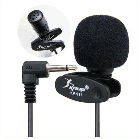 Mini Microfone De Lapela C/ Clip